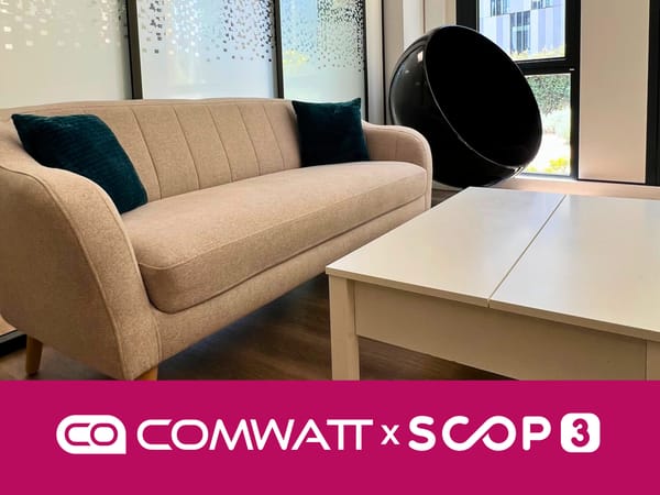 Image of: COMWATT x SCOP3 : un aménagement sobre, local et responsable, sans friction